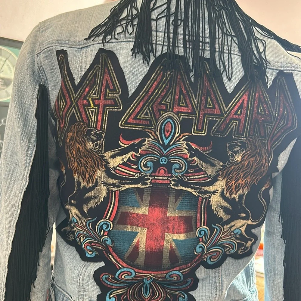 Handcrafted Def Leppard jacket - Picture 1 of 12